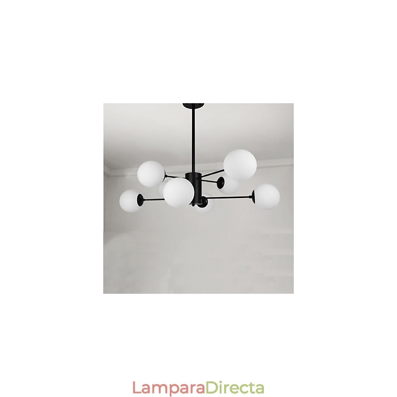 Lámpara de araña de metal estilo mini con pintura clásica tradicional contemporánea moderna