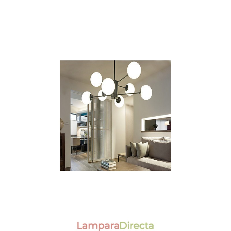 Lámpara de araña de metal estilo mini con pintura clásica tradicional contemporánea moderna
