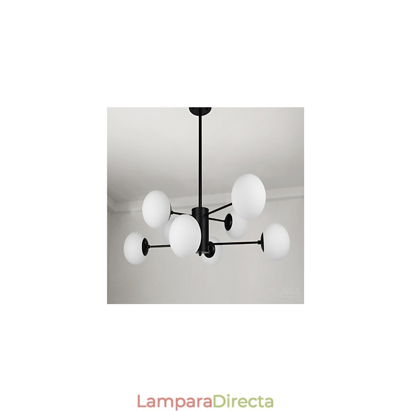 Lámpara de araña de metal estilo mini con pintura clásica tradicional contemporánea moderna