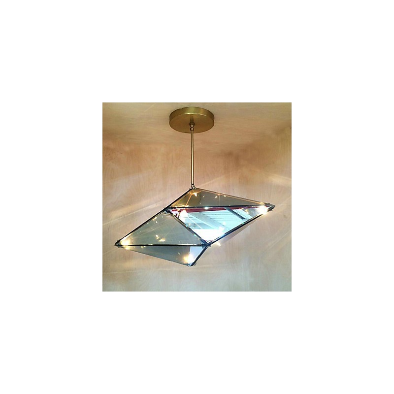 Lámpara de araña de metal tradicional clásica retro galvanizada para diseñadores.