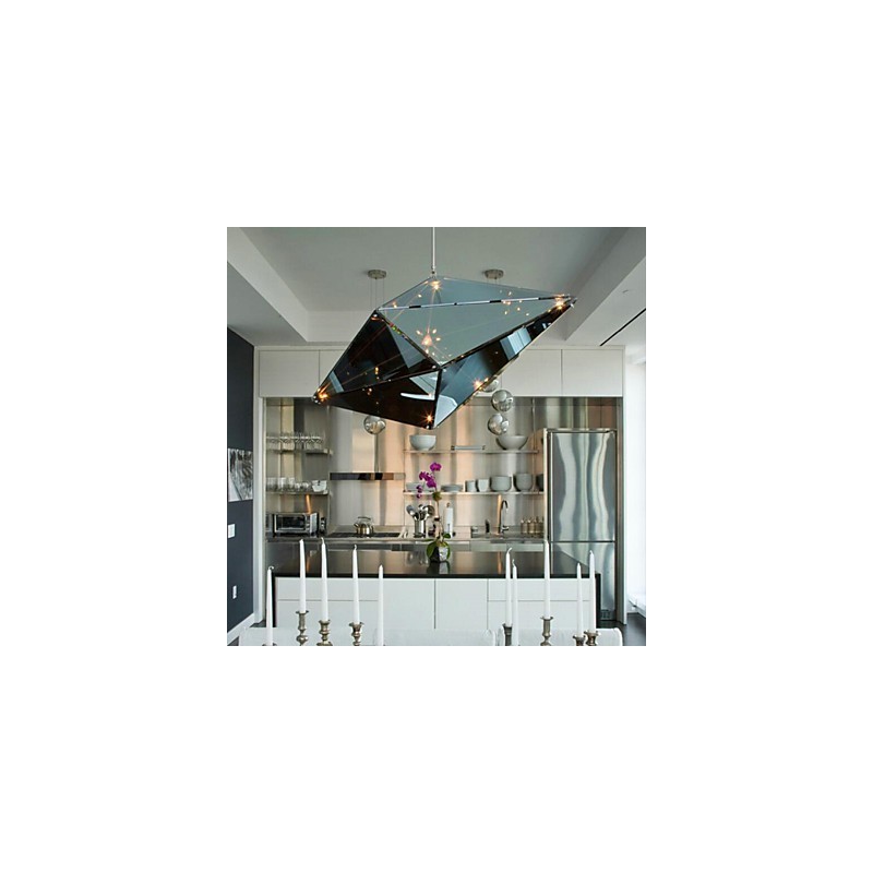 Lámpara de araña de metal tradicional clásica retro galvanizada para diseñadores.