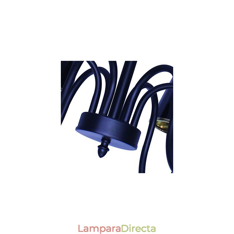 Lámpara colgante de metal de otros diseñadores contemporáneos modernos