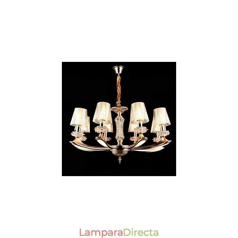 Lámpara colgante de metal estilo mini de cristal, moderna, contemporánea, tradicional, clásica, de aleación de zinc.