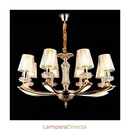 Lámpara colgante de metal estilo mini de cristal, moderna, contemporánea, tradicional, clásica, de aleación de zinc. Lámpara colgante de metal estilo mini de cristal, moderna, contemporánea, tradicional, clásica, de aleación de zinc.