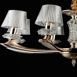 Lámpara colgante de metal estilo mini de cristal, moderna, contemporánea, tradicional, clásica, de aleación de zinc.