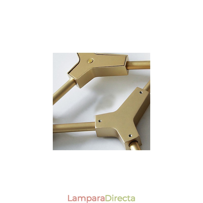 Lámpara colgante de bambú de madera estilo mini con pintura clásica tradicional