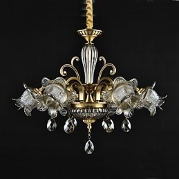 Lámpara de araña de 2 focos con diseño de cabaña rústica para diseñadores de interiores de metal.