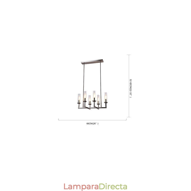 Lámpara de araña minimalista moderna