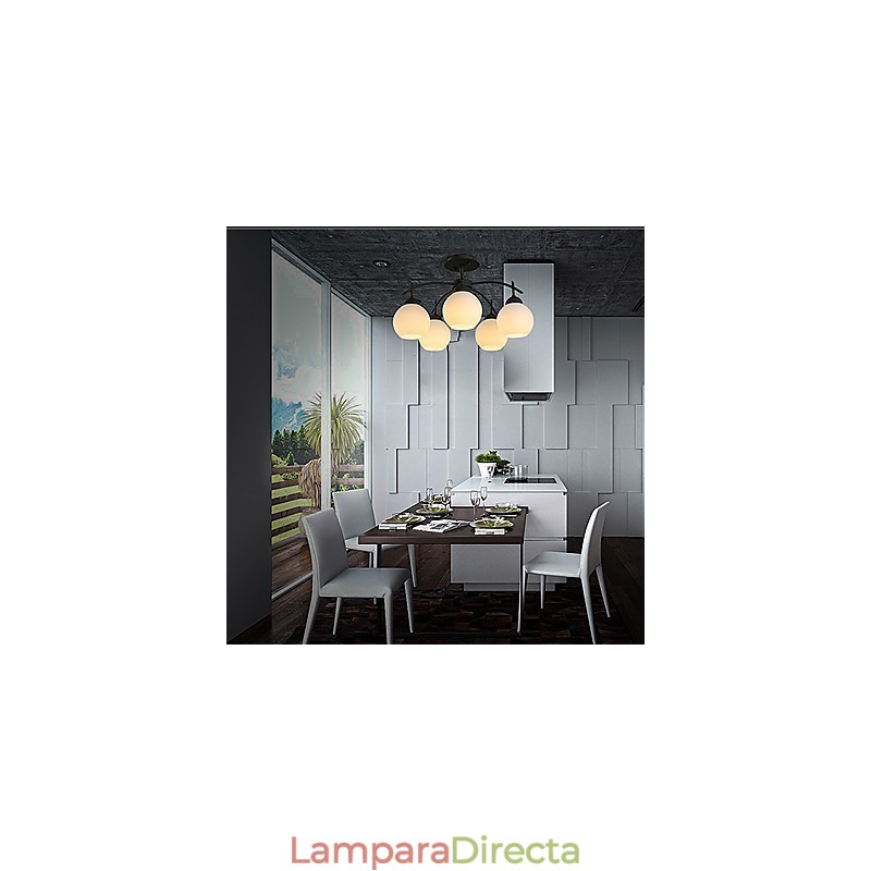 Lámpara de araña de metal moderna y contemporánea para diseñadores.
