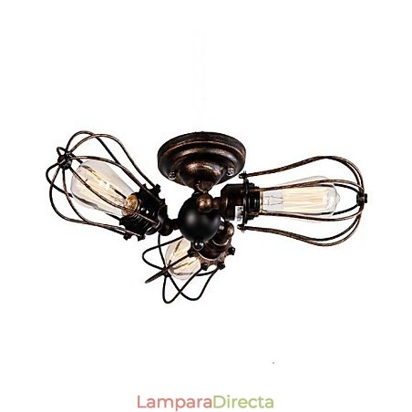 Lámpara de araña de metal con diseño de estilo mini, con pintura retro Lámpara de araña de metal con diseño de estilo mini, con pintura retro