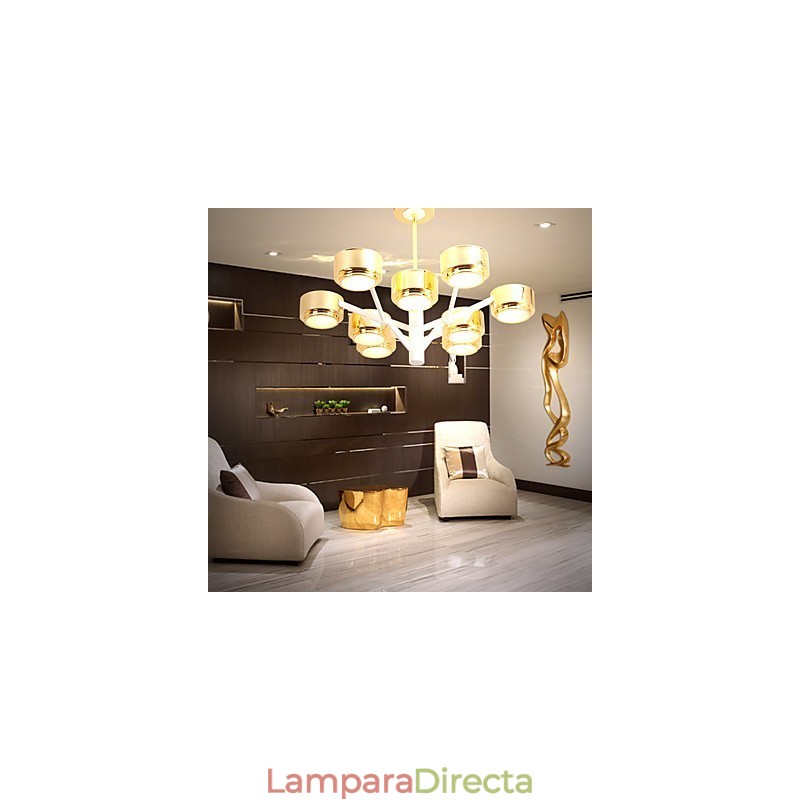 Lámpara de techo de araña minimalista moderna con personalidad