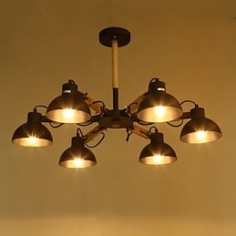 Lámpara de araña estilo mini moderna contemporánea de metal