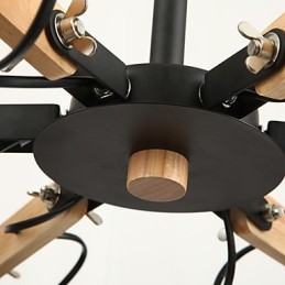 Lámpara de araña estilo mini moderna contemporánea de metal