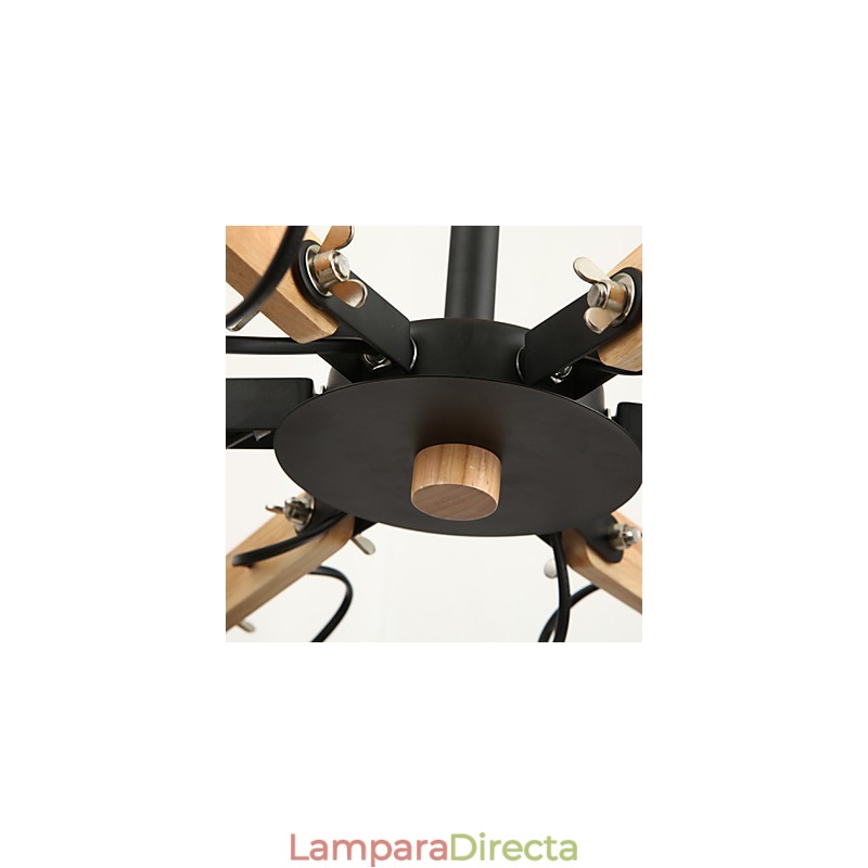 Lámpara de araña estilo mini moderna contemporánea de metal
