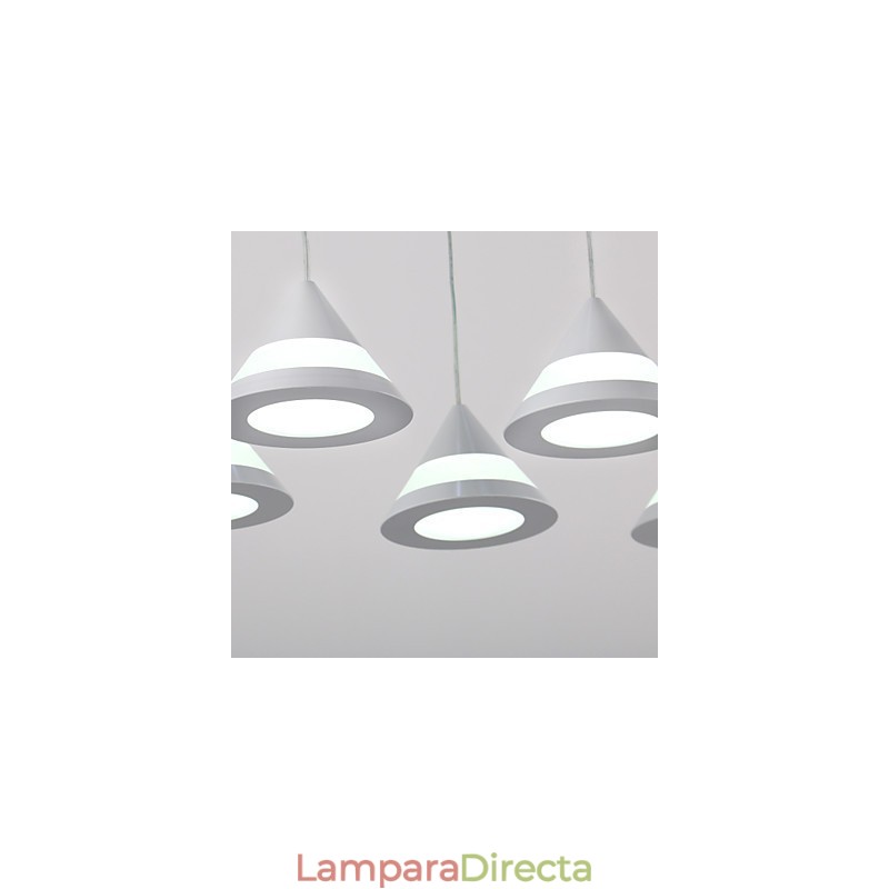 Lámpara colgante moderna contemporánea de acrílico