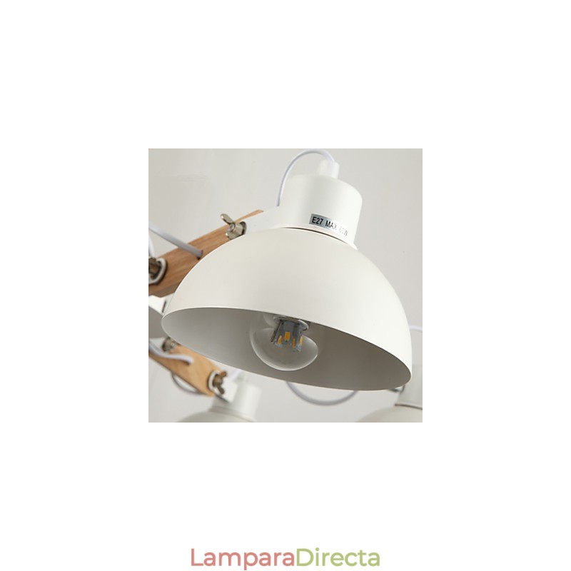 Lámpara de araña estilo mini moderna contemporánea de metal
