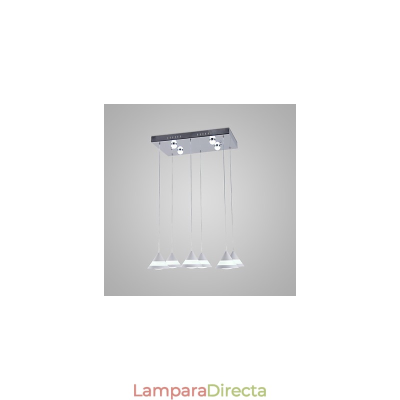 Lámpara colgante moderna contemporánea de acrílico
