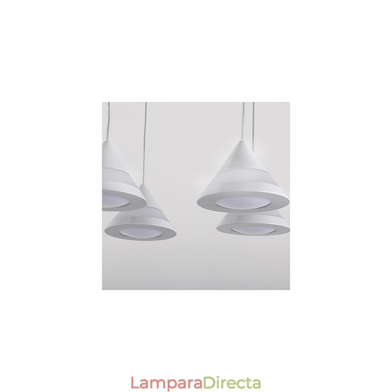 Lámpara colgante moderna contemporánea de acrílico