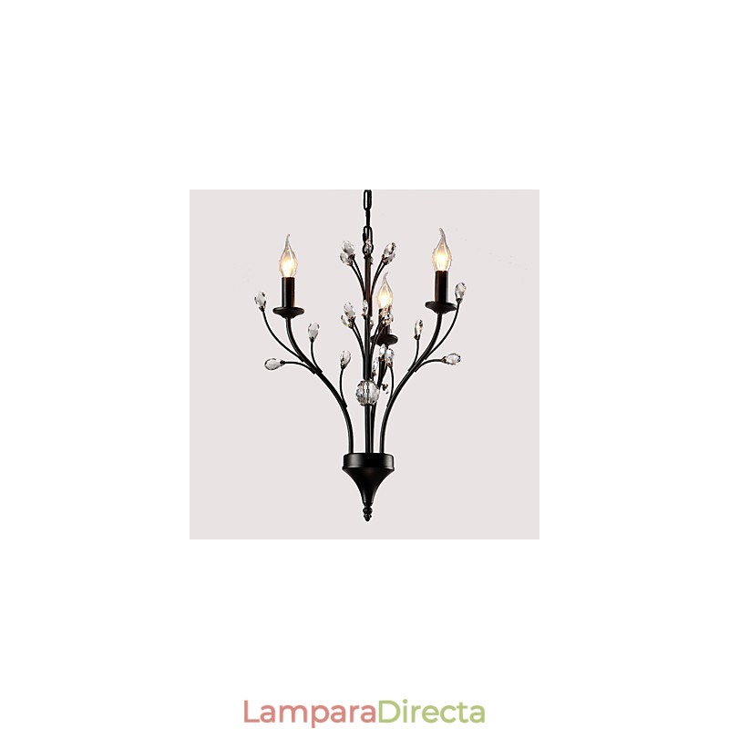 Lámpara de araña de cristal con diseño de globo campestre, moderna, contemporánea, tradicional, clásica, rústica, vintage, retro