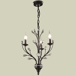 Lámpara de araña de cristal con diseño de globo campestre, moderna, contemporánea, tradicional, clásica, rústica, vintage, retro