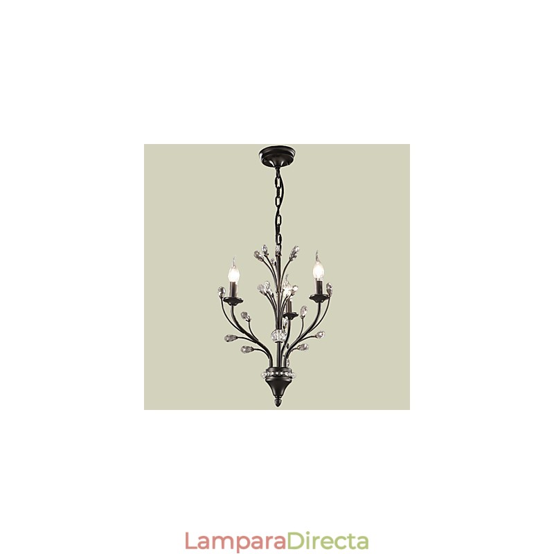Lámpara de araña de cristal con diseño de globo campestre, moderna, contemporánea, tradicional, clásica, rústica, vintage, retro