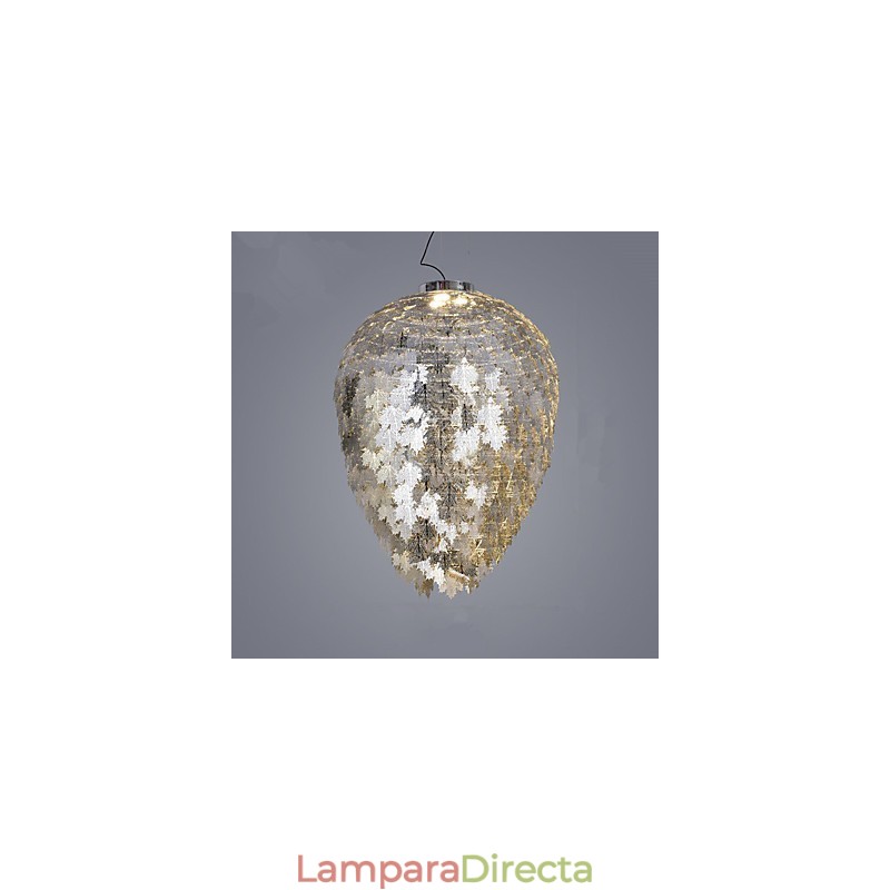 Lámpara de araña clásica tradicional galvanizada con función de candelabro de metal estilo mini