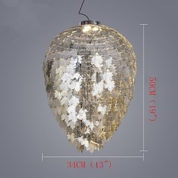 Lámpara de araña clásica tradicional galvanizada con función de candelabro de metal estilo mini