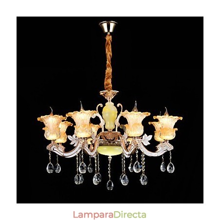 Lámpara colgante de metal estilo mini de cristal, moderna, contemporánea, tradicional, clásica, de aleación de zinc. Lámpara colgante de metal estilo mini de cristal, moderna, contemporánea, tradicional, clásica, de aleación de zinc.