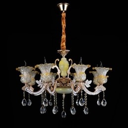 Lámpara colgante de metal estilo mini de cristal, moderna, contemporánea, tradicional, clásica, de aleación de zinc.