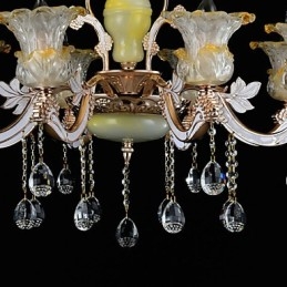 Lámpara colgante de metal estilo mini de cristal, moderna, contemporánea, tradicional, clásica, de aleación de zinc.