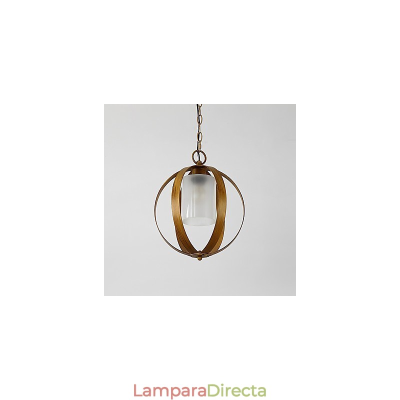 Lámpara colgante de metal estilo industrial americano con pintura en color y cristal estilo loft europeo para decorar interiores.
