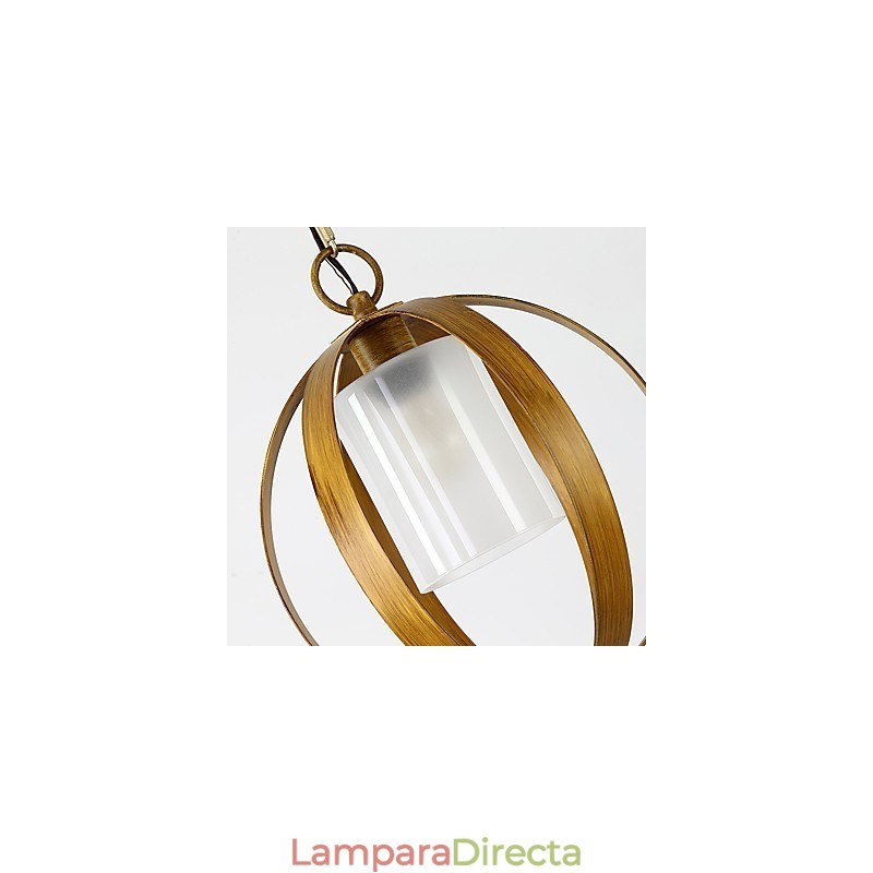 Lámpara colgante de metal estilo industrial americano con pintura en color y cristal estilo loft europeo para decorar interiores.