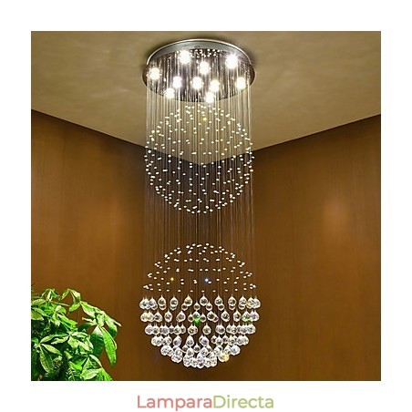 Lámpara colgante de techo de cristal para interiores, lámparas colgantes para el hogar Lámpara colgante de techo de cristal para interiores, lámparas colgantes para el hogar