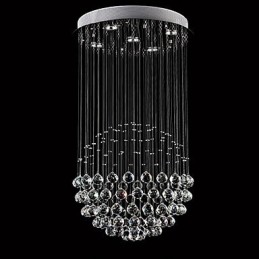 Lámpara colgante de metal galvanizado con cristal, estilo rústico, estilo cabaña, estilo tradicional, moderno y contemporáneo.