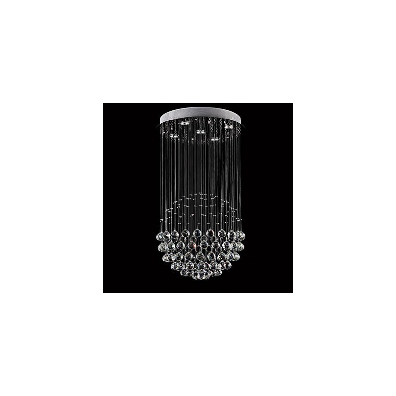 Lámpara colgante de metal galvanizado con cristal, estilo rústico, estilo cabaña, estilo tradicional, moderno y contemporáneo.