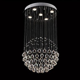 Lámpara colgante de metal galvanizado con cristal, estilo rústico, estilo cabaña, estilo tradicional, moderno y contemporáneo.
