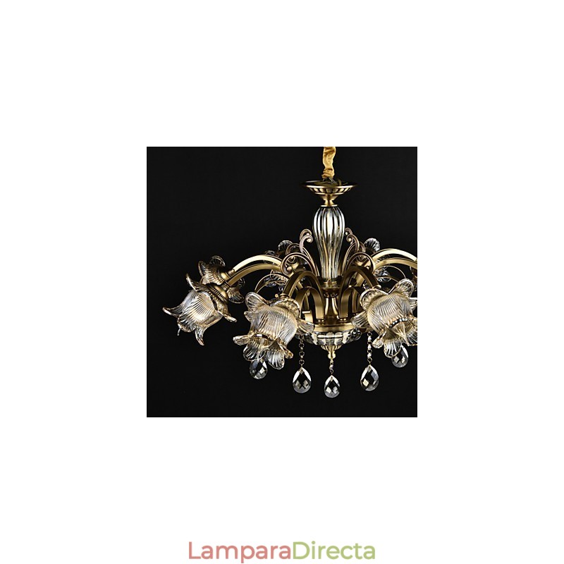 Lámpara de araña de 2 focos con diseño de cabaña rústica para diseñadores de interiores de metal.