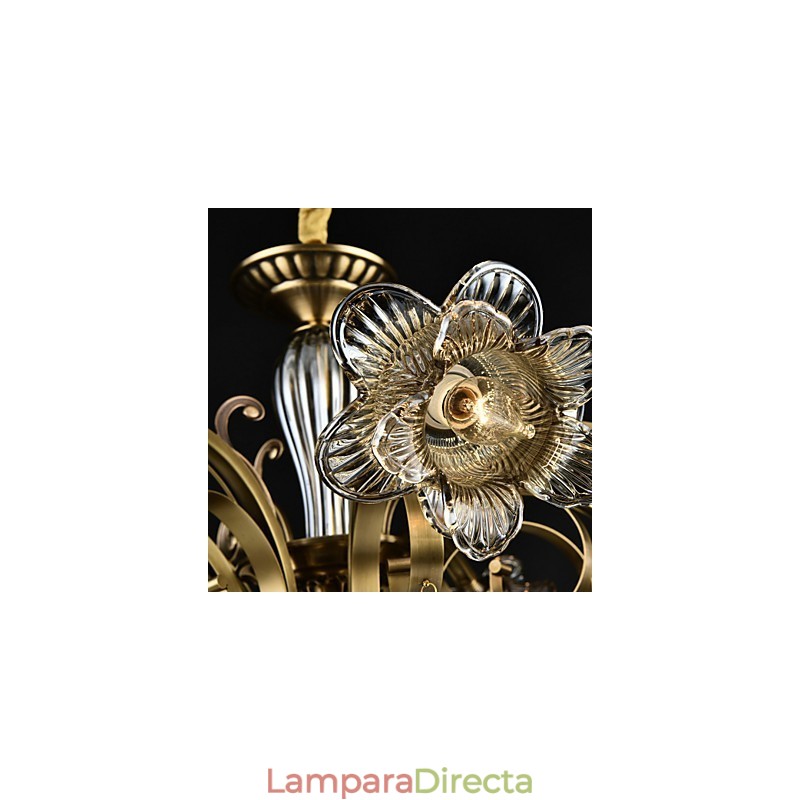 Lámpara de araña de 2 focos con diseño de cabaña rústica para diseñadores de interiores de metal.