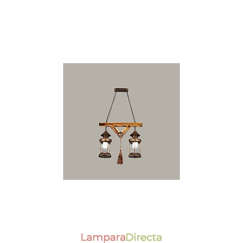 Lámpara de araña de metal con diseño de globo rústico estilo cabaña, estilo vintage retro, con pintura campestre para diseñadores de estilo mini.