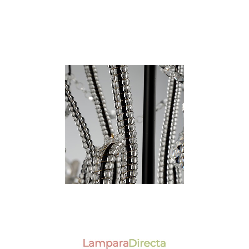Lámpara de araña de cristal de 8 luces, moderna, contemporánea, tradicional, clásica, rústica, estilo cabaña, vintage, retro.