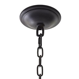 Lámpara colgante de hierro estilo retro con 8 luces