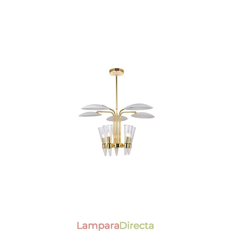 Lámpara de araña artística con dirección ajustable personalizada