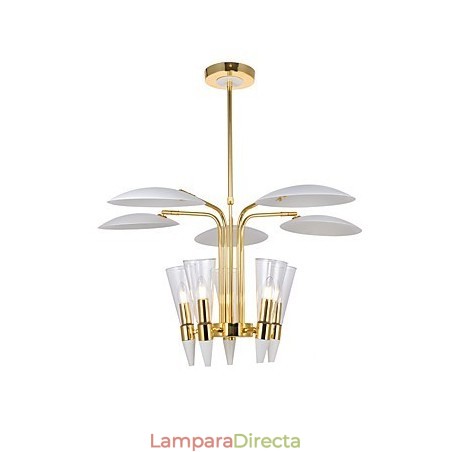 Lámpara de araña artística con dirección ajustable personalizada Lámpara de araña artística con dirección ajustable personalizada