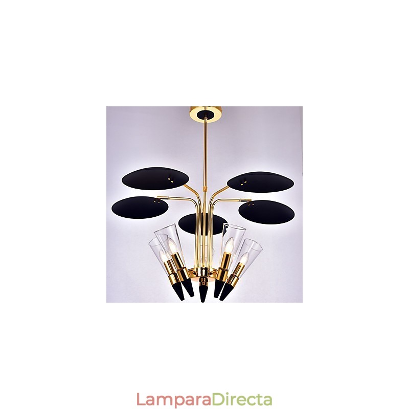 Lámpara de araña artística con dirección ajustable personalizada