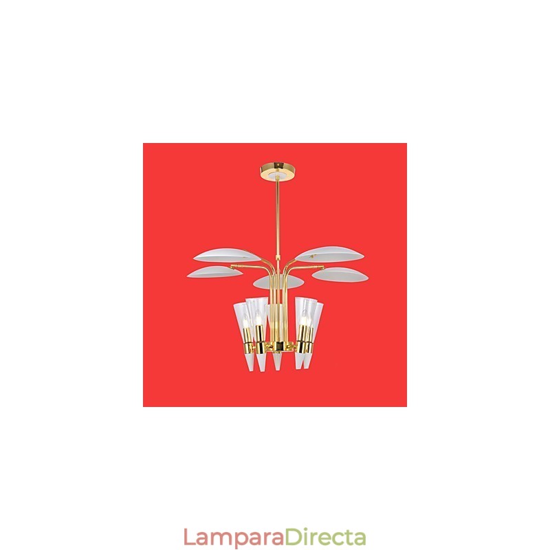 Lámpara de araña artística con dirección ajustable personalizada