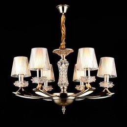 Lámpara colgante de metal estilo mini de cristal, moderna, contemporánea, tradicional, clásica, de aleación de zinc.
