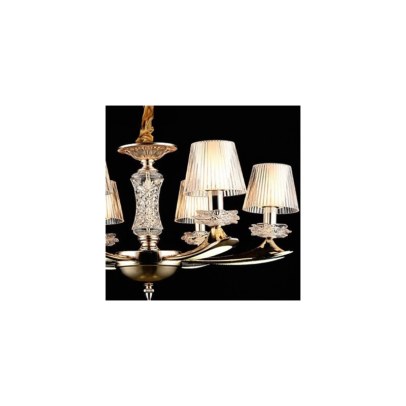 Lámpara colgante de metal estilo mini de cristal, moderna, contemporánea, tradicional, clásica, de aleación de zinc.