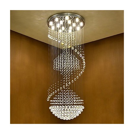 Lámpara colgante de techo de cristal moderna, lámpara de araña para interiores, lámparas colgantes para el hogar, accesorios de iluminación Lámpara colgante de techo de cristal moderna, lámpara de araña para interiores, lámparas colgantes para el hogar, accesorios de iluminación