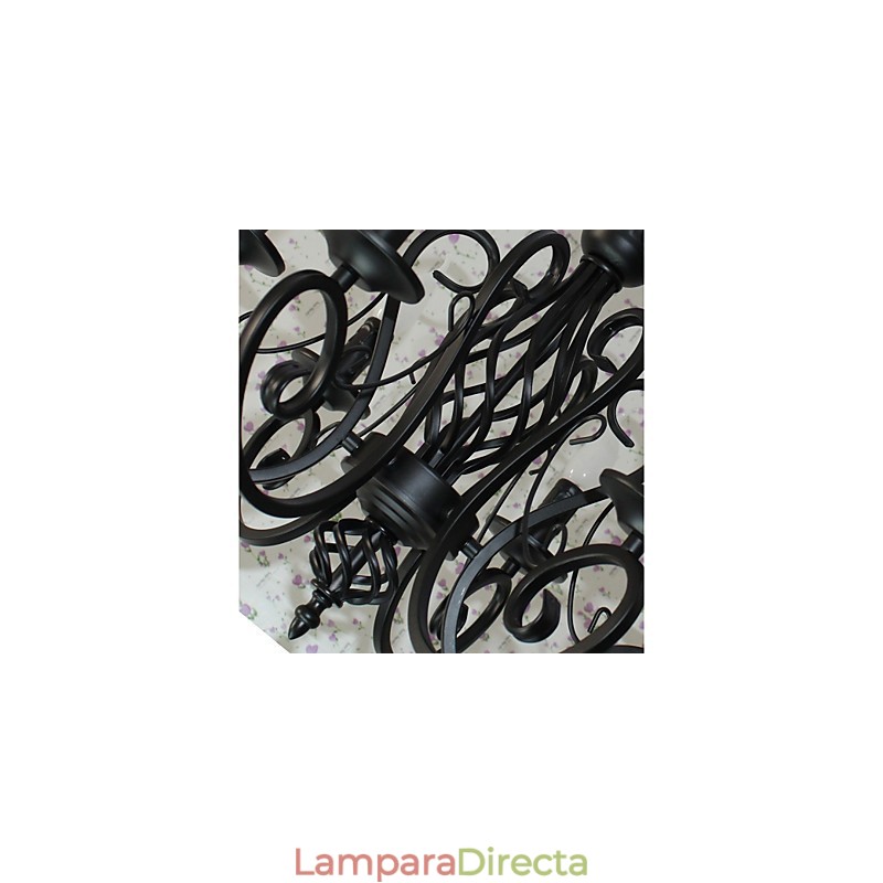 Lámpara de araña de estilo europeo para comedor, sencilla, original, innovadora, con 6 luces.