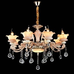 Lámpara colgante de metal estilo mini de cristal, moderna, contemporánea, tradicional, clásica, de aleación de zinc.